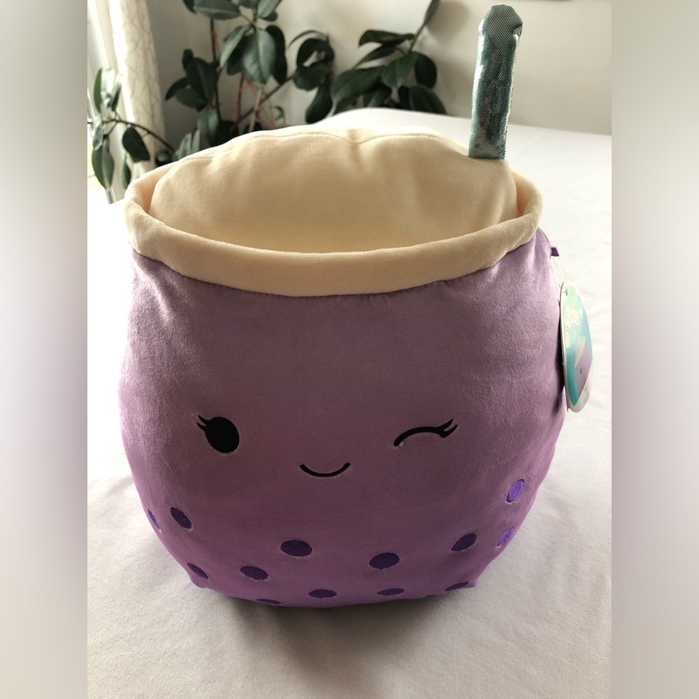 Original Squishmallows 16" Poplina the Boba Tea - Picture 3 of 11
